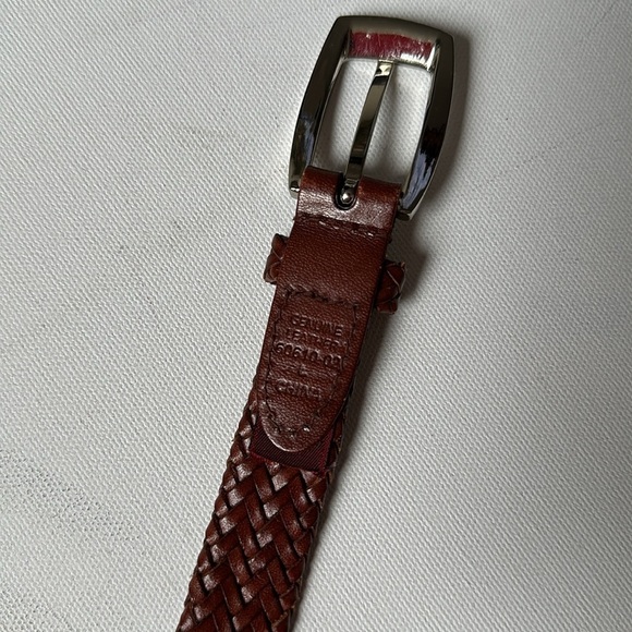 Excellent condition 100% leather braided belt large - Picture 2 of 4